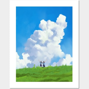 Cotton clouds Posters and Art